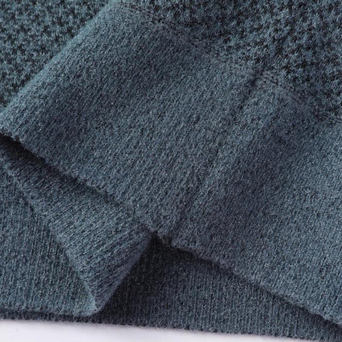 Versatile men's textured knit sweater offering both comfort and style, suitable for various casual wear occasions.