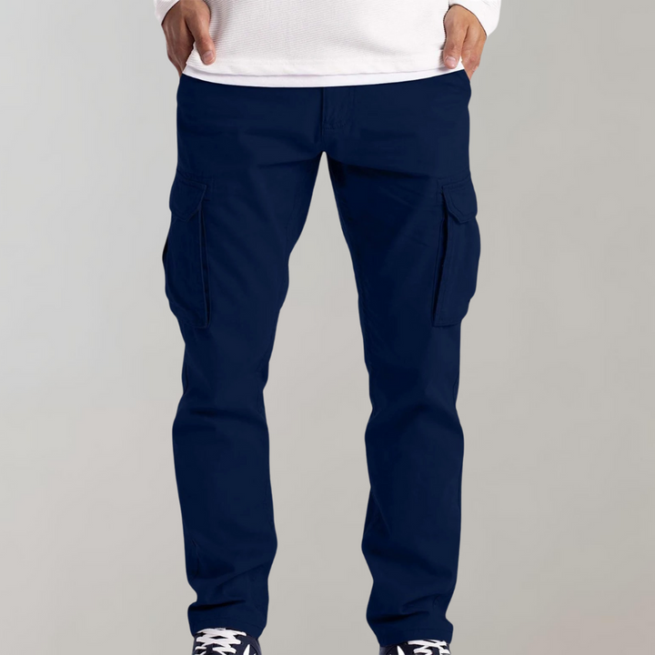 Versatile casual men's cargo pants, offering comfort for utility, outdoor, and everyday fashion.