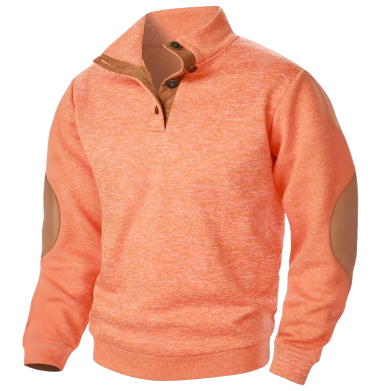 Lars men's comfortable winter sweater. Warm knit long sleeve crew neck jumper, cozy and classic style.