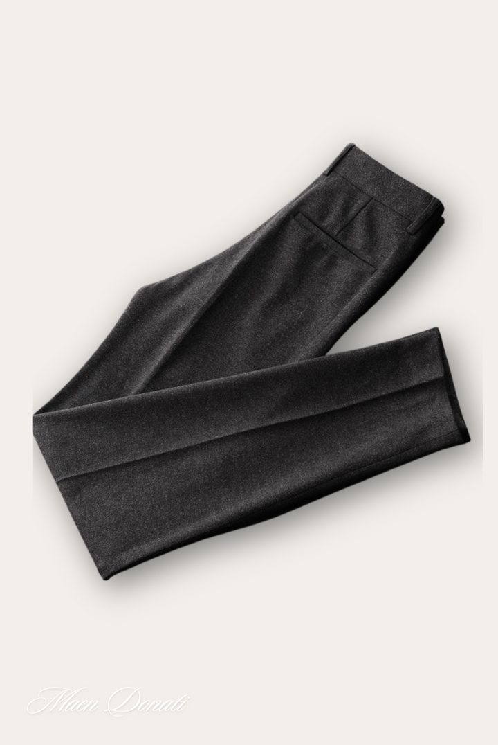Oliver men's smart casual wool blend dress pants, ideal for formal wear or comfortable everyday office fashion.