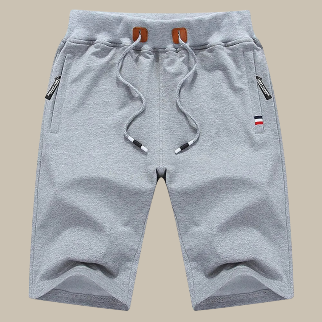 Men's comfy sporty casual shorts with drawstring, perfect for summer lounging or active wear.