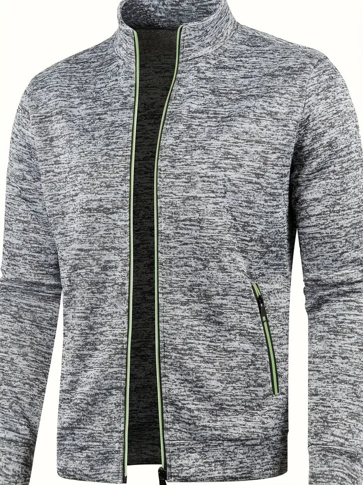 Comfortable men's Core Vest, a sleeveless jacket with zip closure, perfect for casual style.