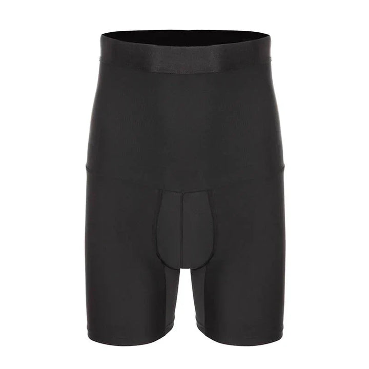 CoreFlex men's shaping compression shorts, providing a slimming look and posture support.