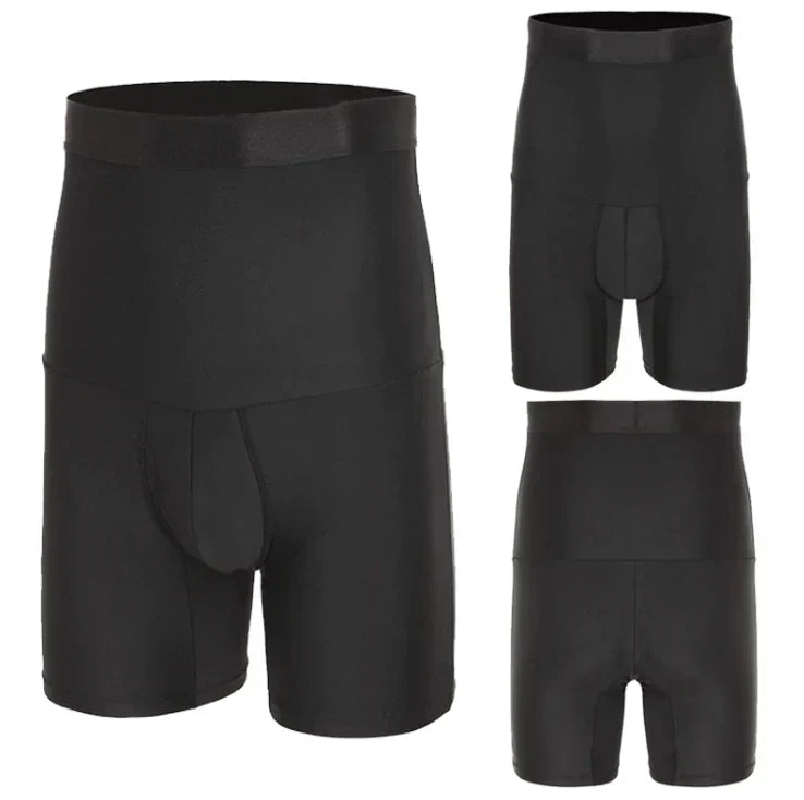 Athletic men's baselayer compression shorts, perfect for workouts, running, & active lifestyles.