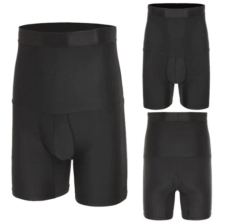 Athletic men's baselayer compression shorts, perfect for workouts, running, & active lifestyles.