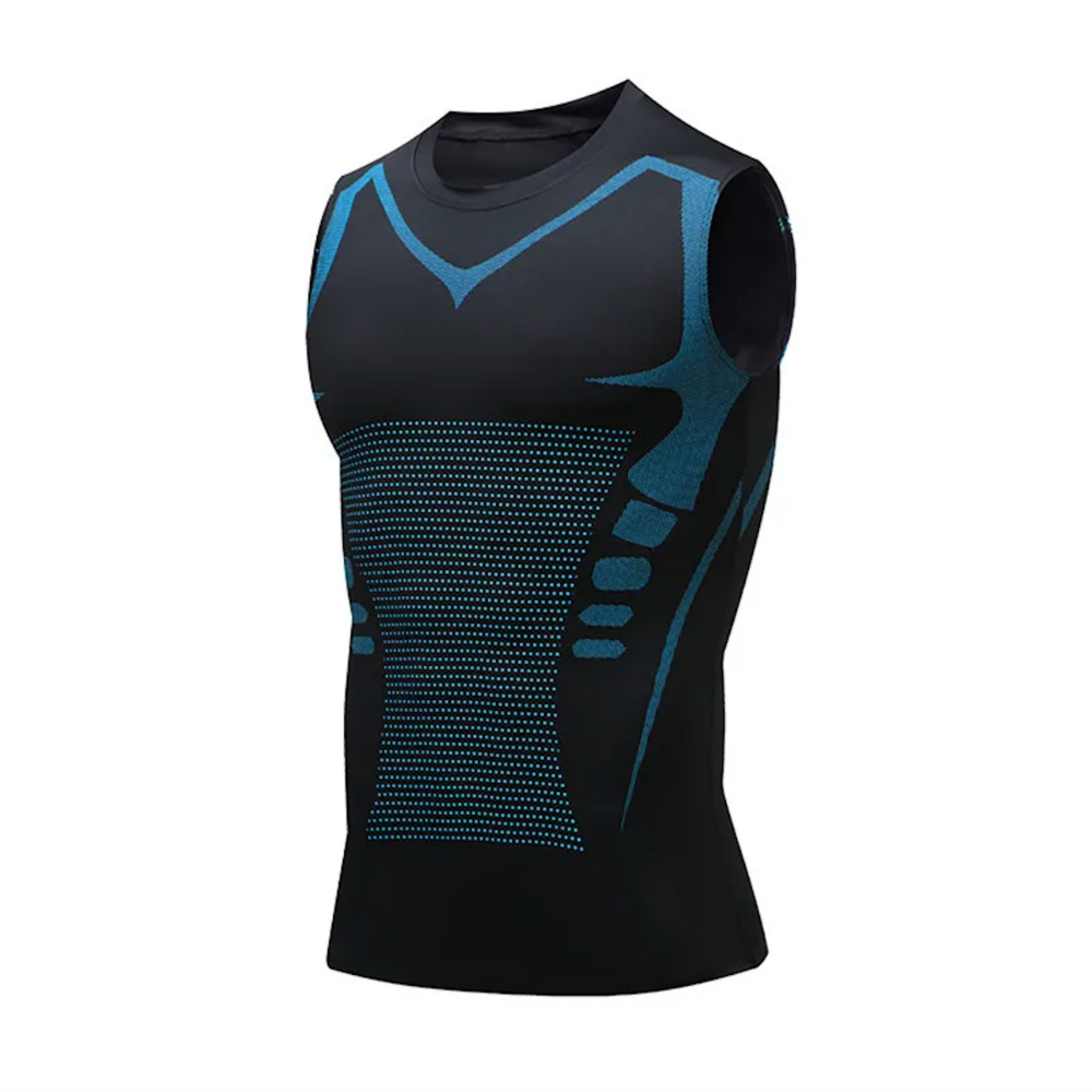 Men's CoreSculpt compression shaping vest for a toned, slim physique & core support.