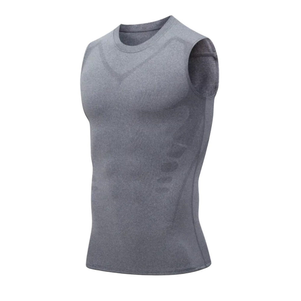 CoreSculpt men's compression vest for superior core support, a sleek profile & improved posture.