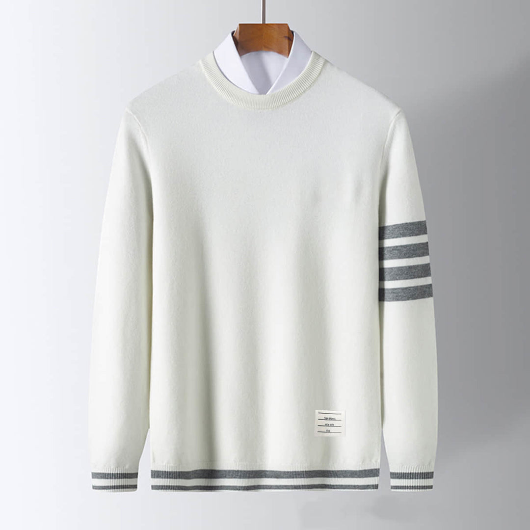 Comfortable men's Camden knit sweater, ideal for fall winter layering and a stylish casual look.