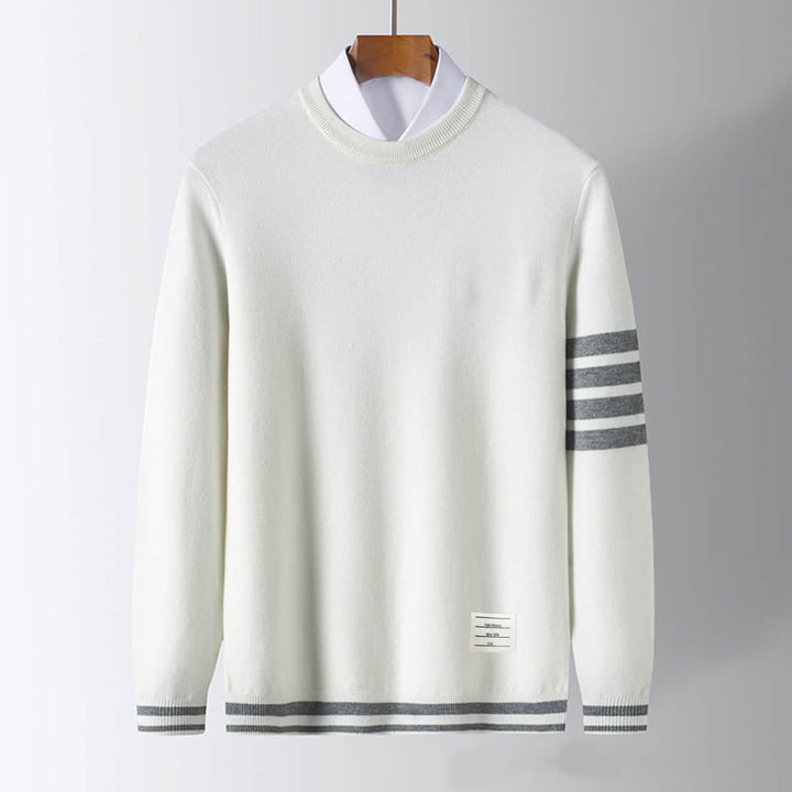 Comfortable men's Camden knit sweater, ideal for fall winter layering and a stylish casual look.