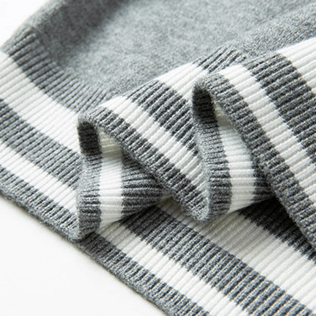 Stylish men's Camden knit sweater, a cozy tailored fit pullover designed for men's casual comfort.