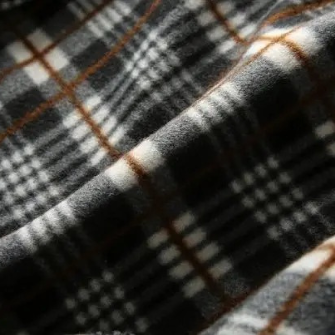 Zipper men's Cumberland jacket, fleece-lined for warmth & rugged casual wear.