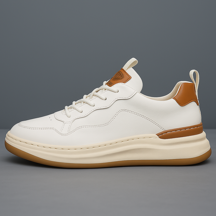 Modern men's sneakers offering superior cushioning & style. Versatile footwear for everyday fashion.