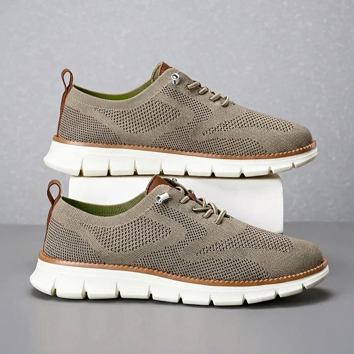 Men's Damon casual sneakers, white with dark accents, suitable for urban style and everyday walking.