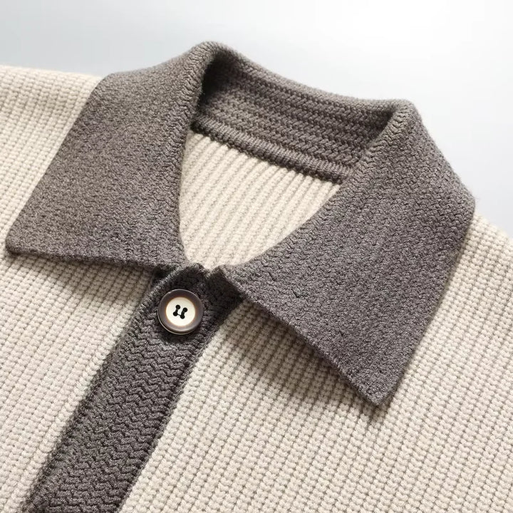 Effortless style and cozy warmth in this men's Daniel Cardigan. A versatile layering piece for men.