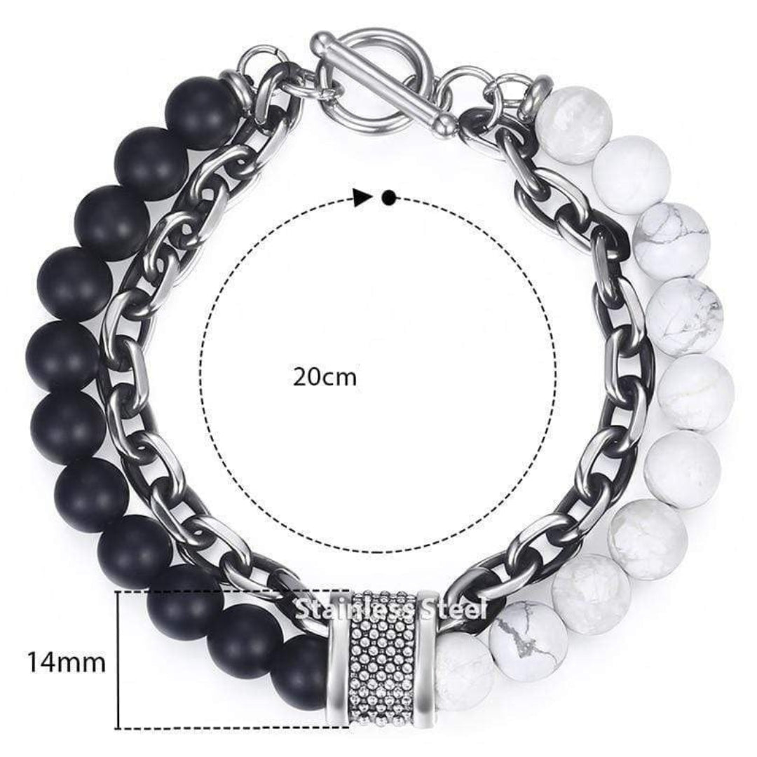 Gift-ready men's jasper bracelet, a protective and fashionable natural stone accessory