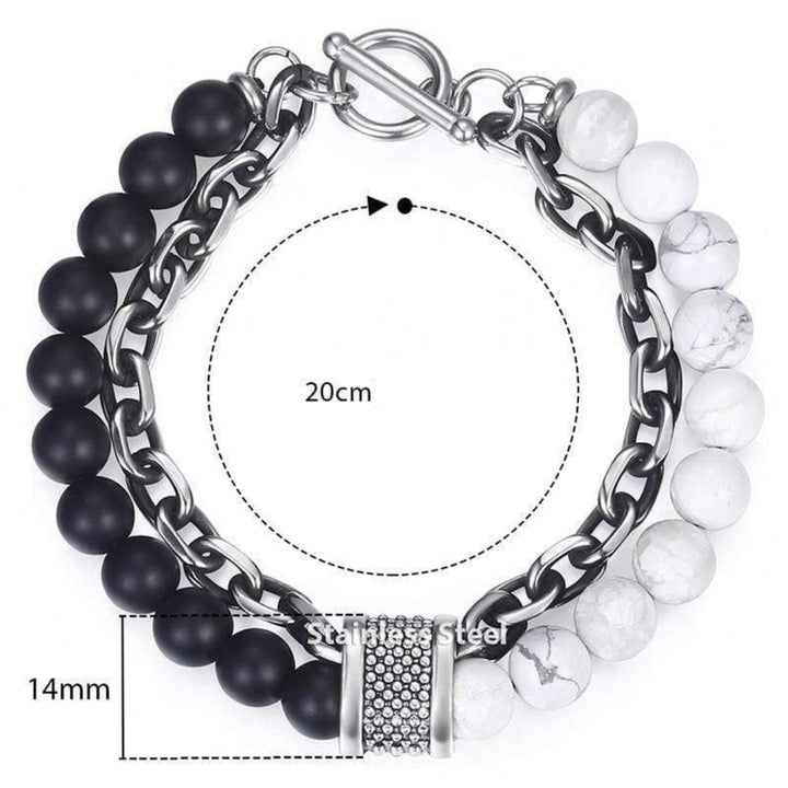 Gift-ready men's jasper bracelet, a protective and fashionable natural stone accessory