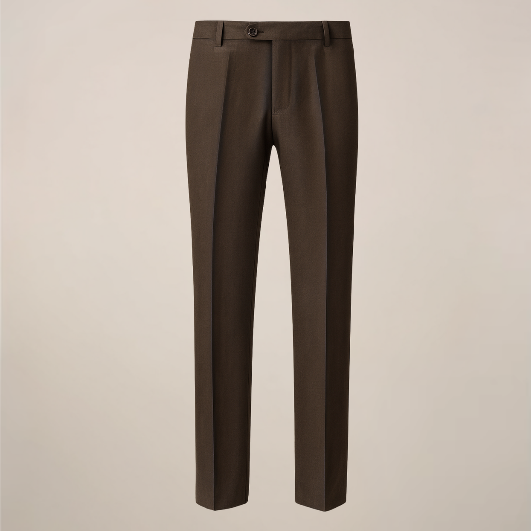 Modern dark grey slim fit three-piece suit for men. A sharp tuxedo alternative for any formal special occasion.