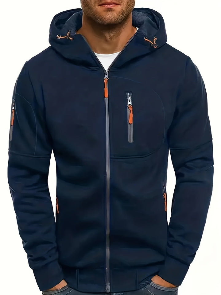 Classic black men's Dexter active vest. Versatile activewear for any occasion. Lightweight, stylish casual layering.