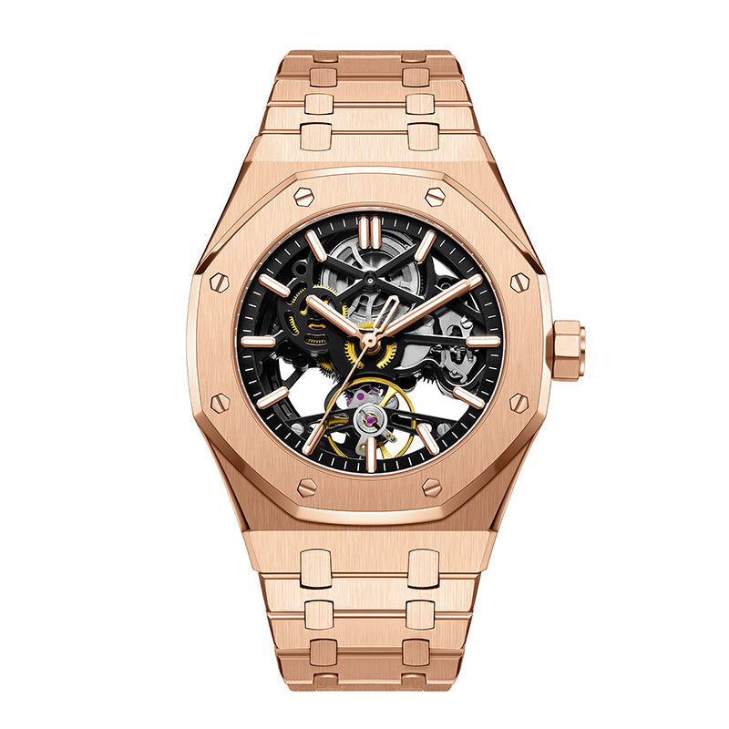 Dominus luxury men's watch in elegant presentation box, perfect for gifting a statement timepiece.