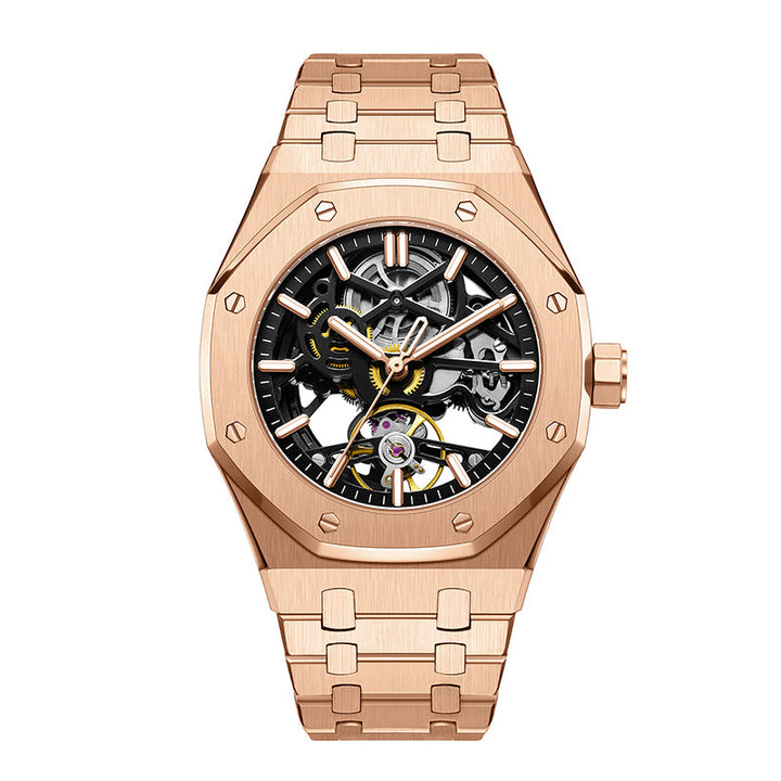 Dominus luxury men's watch in elegant presentation box, perfect for gifting a statement timepiece.