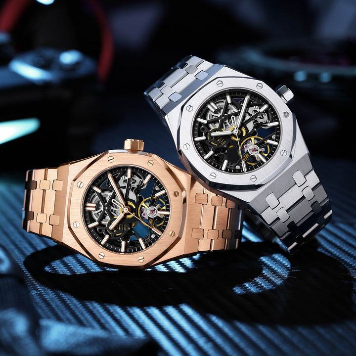 Dominus men's bold stainless steel watch, a versatile everyday accessory for confident casual style.