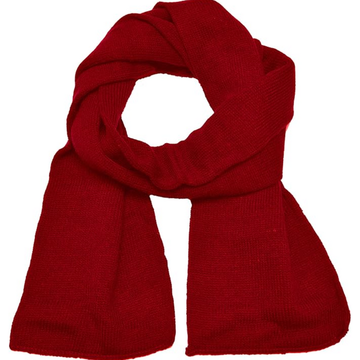 Stylish men's winter scarf, double layer knit for superior warmth & comfort.