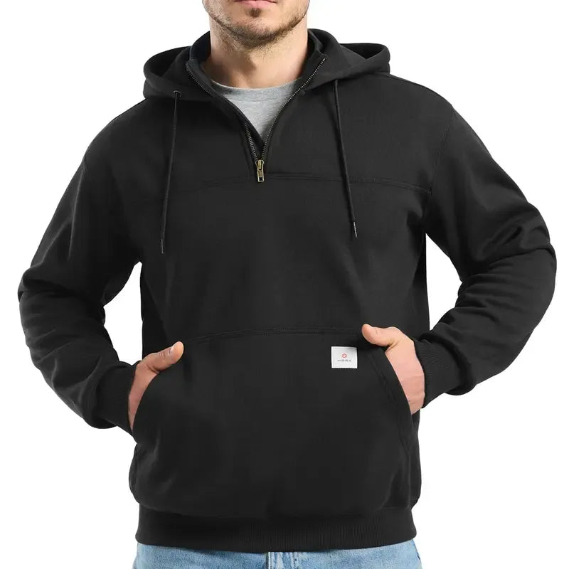 Durable men's Dryline workwear hoodie, water-resistant & built for tough outdoor conditions.