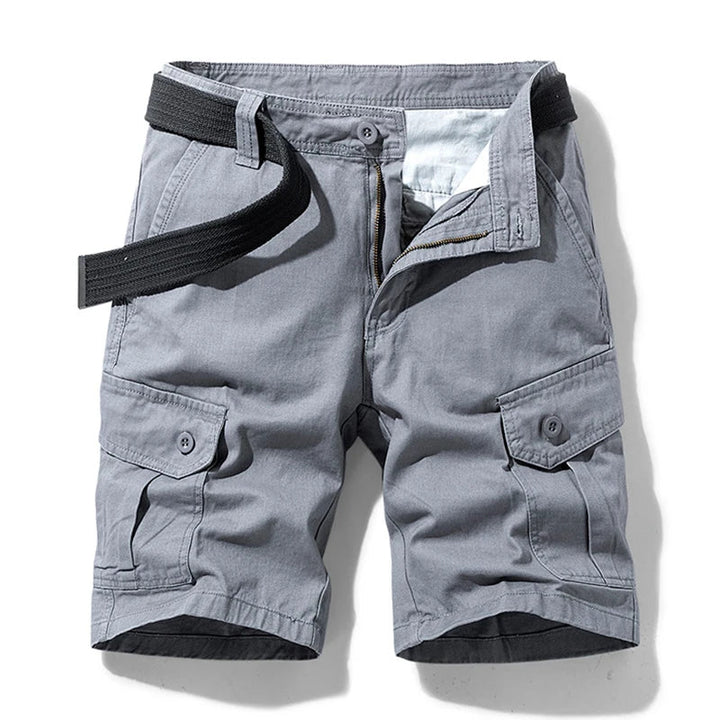 Durable men's cargo shorts with multiple pockets, great for everyday & utility use.