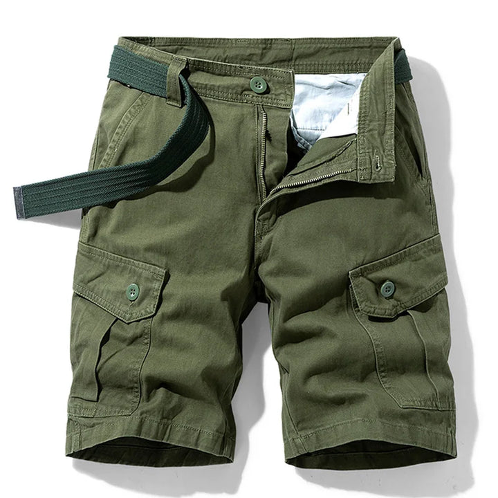 Men's practical utility shorts, durable fabric, comfortable for casual summer wear.