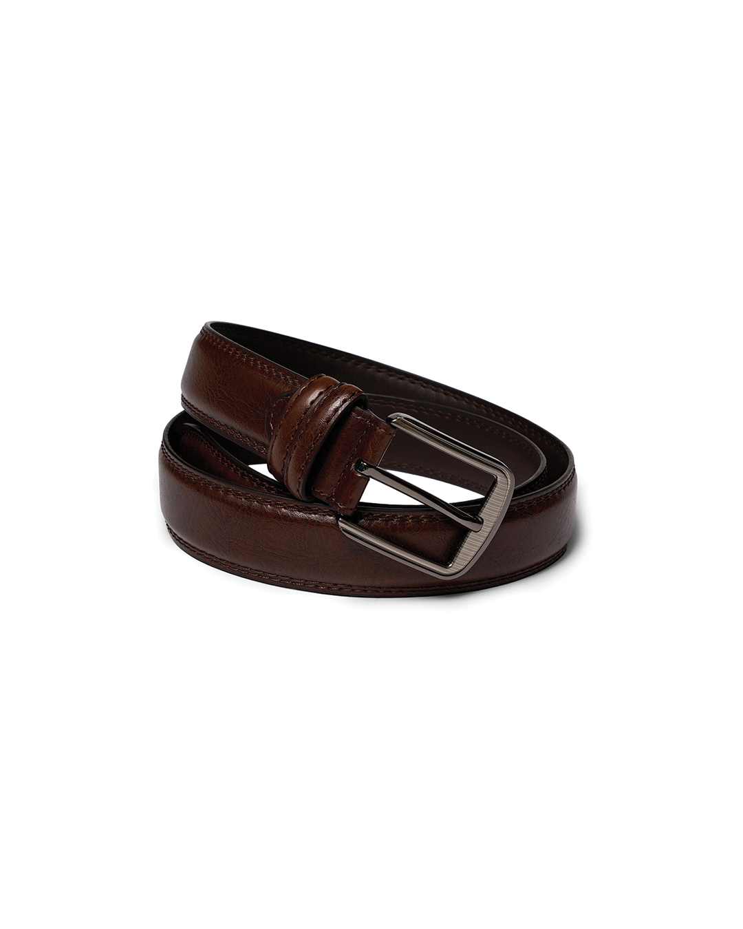 Men's durable full-grain leather belt, high-quality genuine leather for lasting wear & classic style.