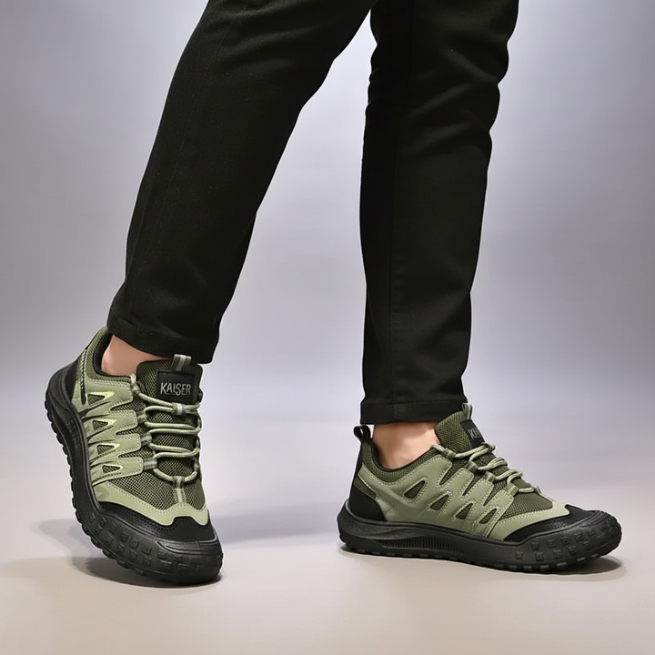 Jared men's hiking shoes, robust and breathable, designed for challenging trails and outdoor footwear needs.