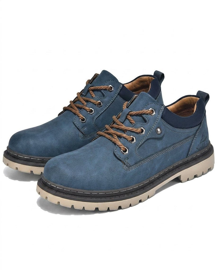 Versatile men's leather work boots for everyday wear, hiking, and tough work. Durable, comfortable, and stylish.