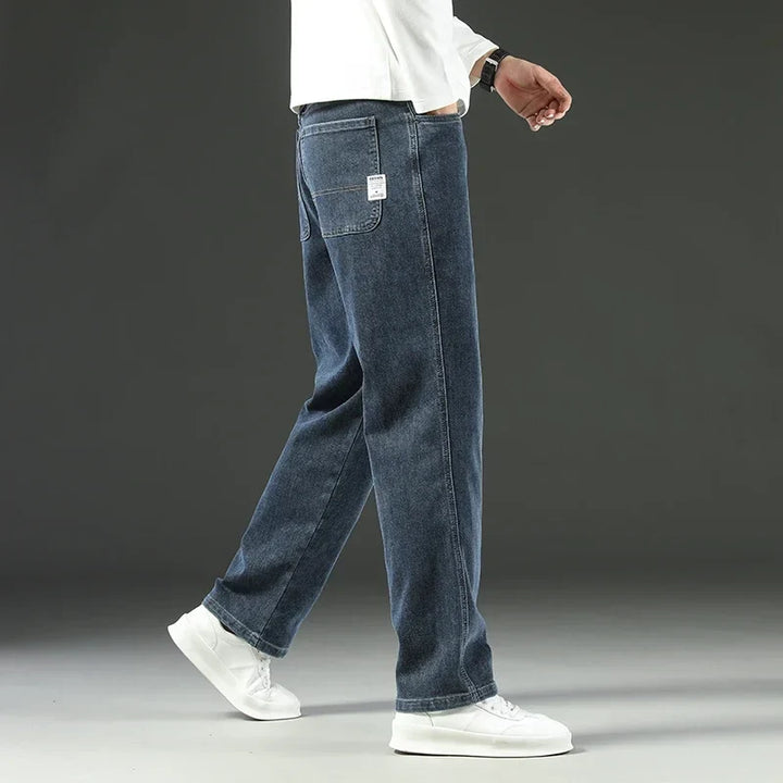 Comfortable & stylish men's relaxed fit carpenter jeans. Durable denim perfect for everyday wear & fashion.
