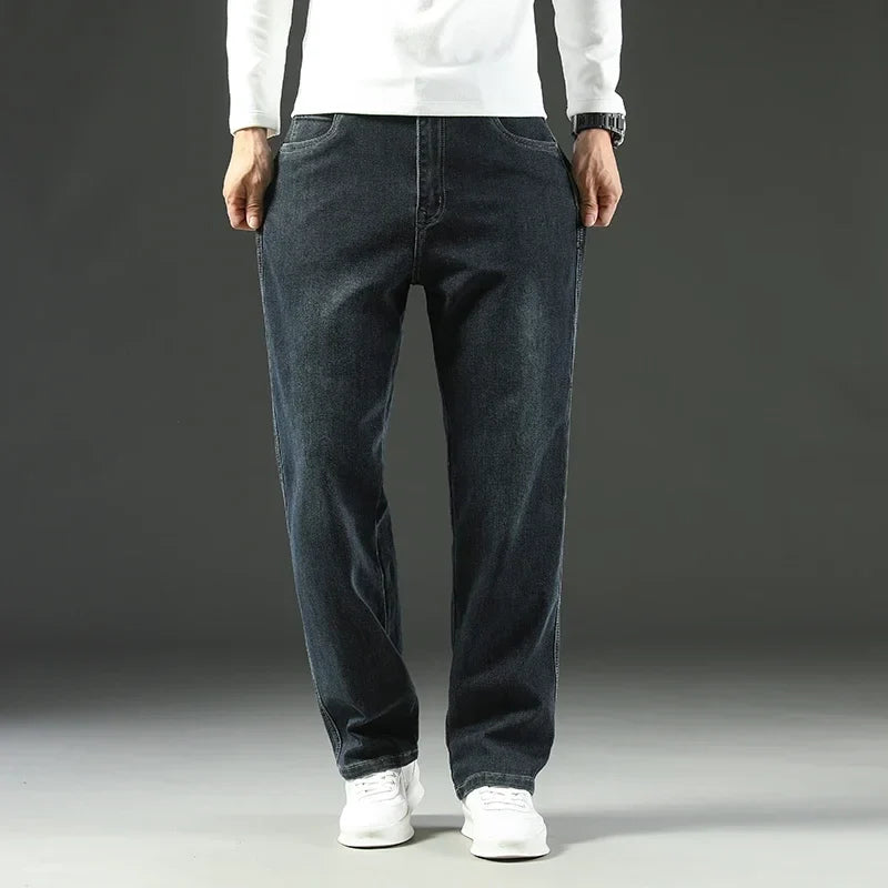 Versatile men's durable carpenter jeans. Relaxed fit design for comfortable work, utility, & fashion.