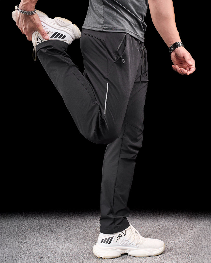 Stylish men's versatile adventure pants. Durable stretch material for hiking & daily comfort.