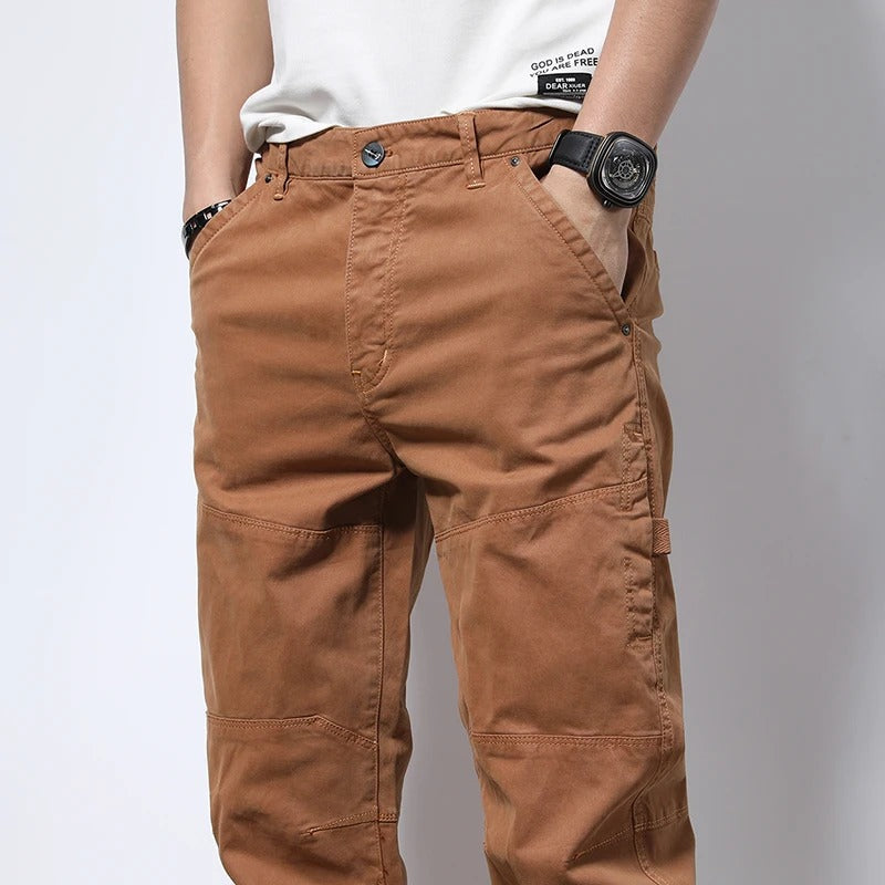 Stylish men's urban cargo joggers, durable & comfortable for all-day wear.