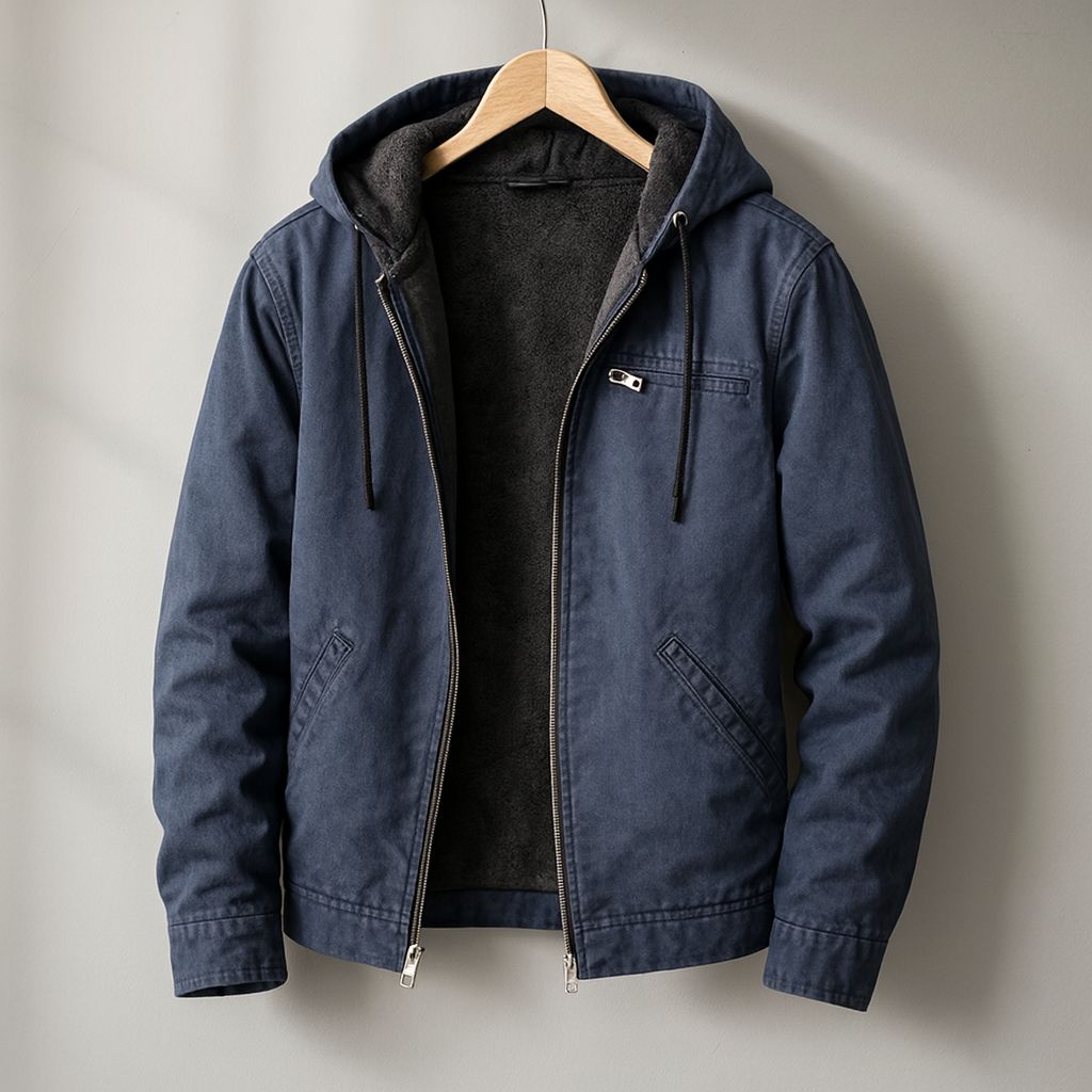 Men's cozy & durable warm-lined workwear jacket. Perfect winter outerwear, fall casual.