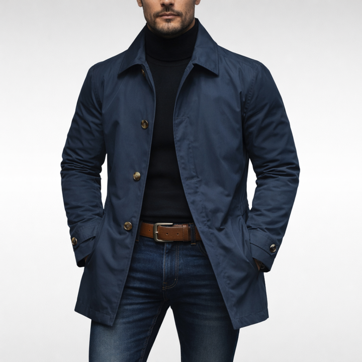 Men's durable all-season commuter jacket. Weatherproof & windbreaker design for daily protection.