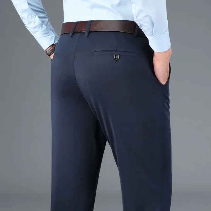 Smart men's formal trousers with dynamic stretch, ensuring ultimate comfort without compromising on professional style.