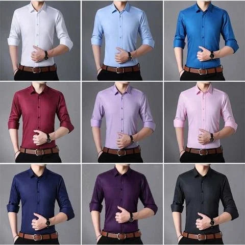 Sharp men's DynamicStretch performance shirt. Wrinkle-resistant, quick-dry & comfort stretch fabric.