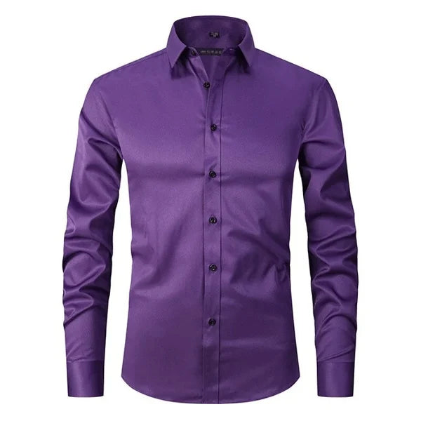 Easy-care men's DynamicStretch performance shirt. Quick-dry, stretch & versatile for any occasion.
