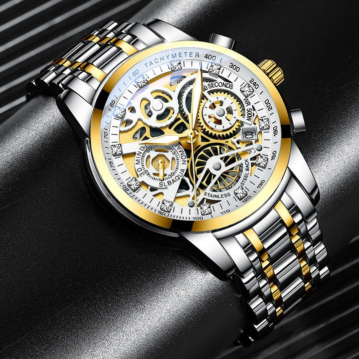 High-end men's Eclipse mechanical watch, showcasing its automatic movement and elegant design.