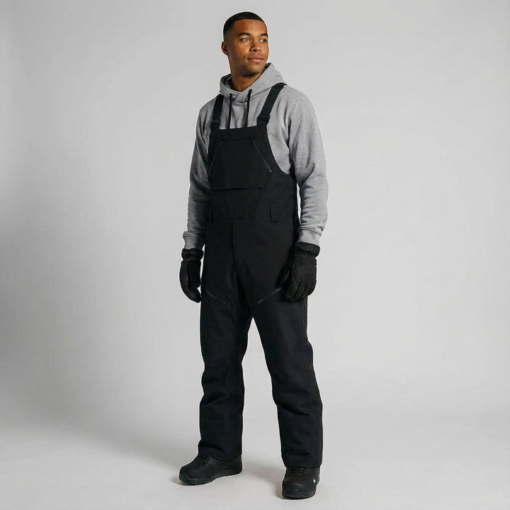 Men's cold weather snowboard pants, insulated and waterproof, with adjustable waist feature