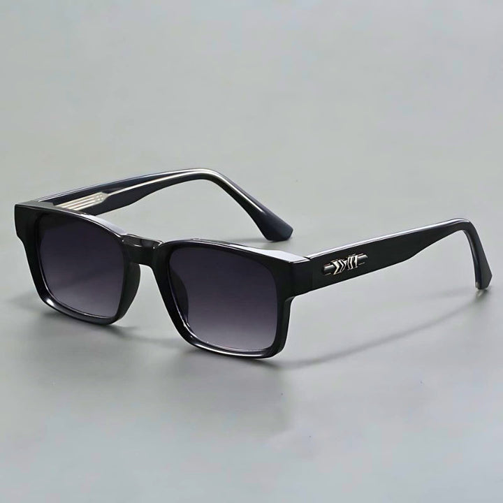 Men's fashion accessories: Blue UV400 anti-glare sunglasses with elegant, durable design.
