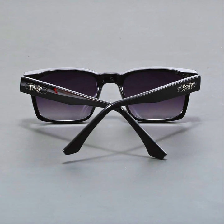 Premium men's yellow lens sunglasses, scratch-resistant, providing full UV400 protection.