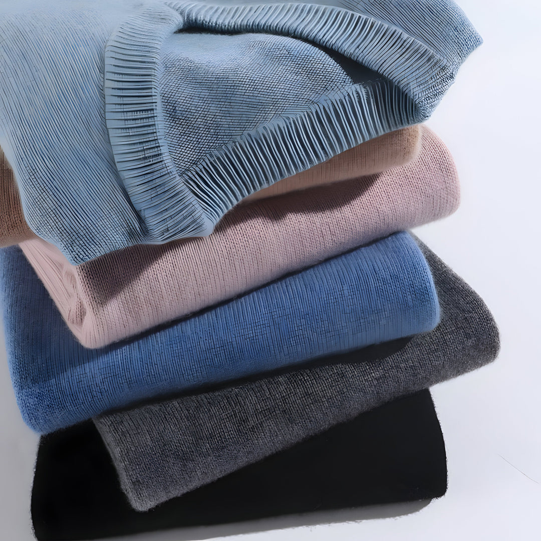 Stylish men's cashmere pullover, a comfortable & versatile winter wardrobe essential.