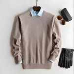 Brown Round neck