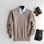 Brown V neck