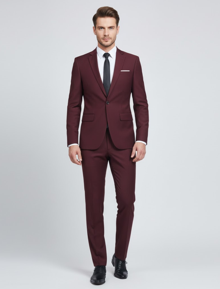 Professional men's two-piece suit, a smart and elegant formalwear choice for business and special events.