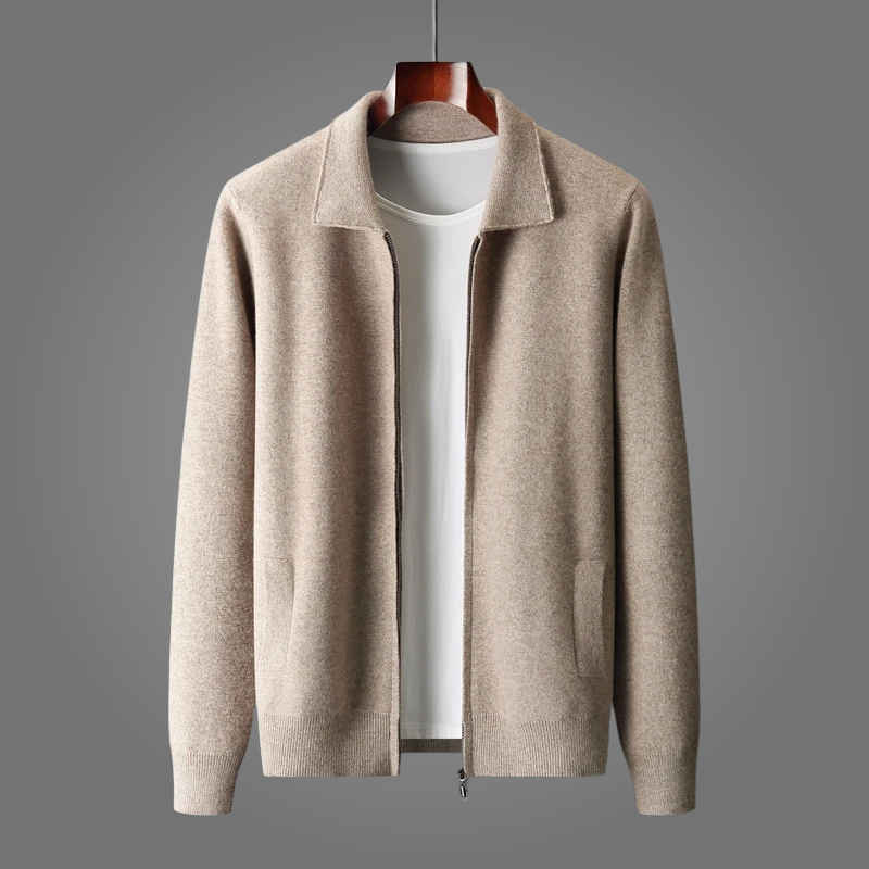 Men's elevated comfort jacket, versatile style, perfect for autumn & winter layering.